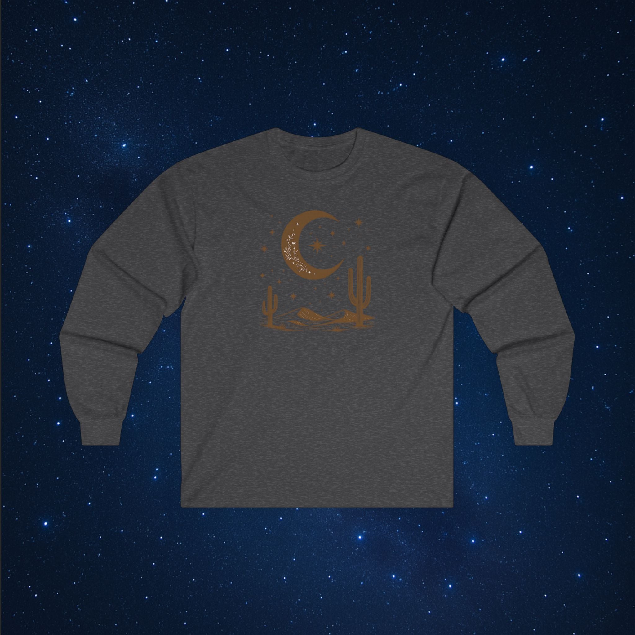 Boho Desert Moon Long Sleeve T-Shirt