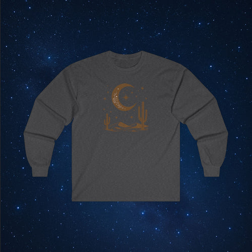 Boho Desert Moon Long Sleeve T-Shirt