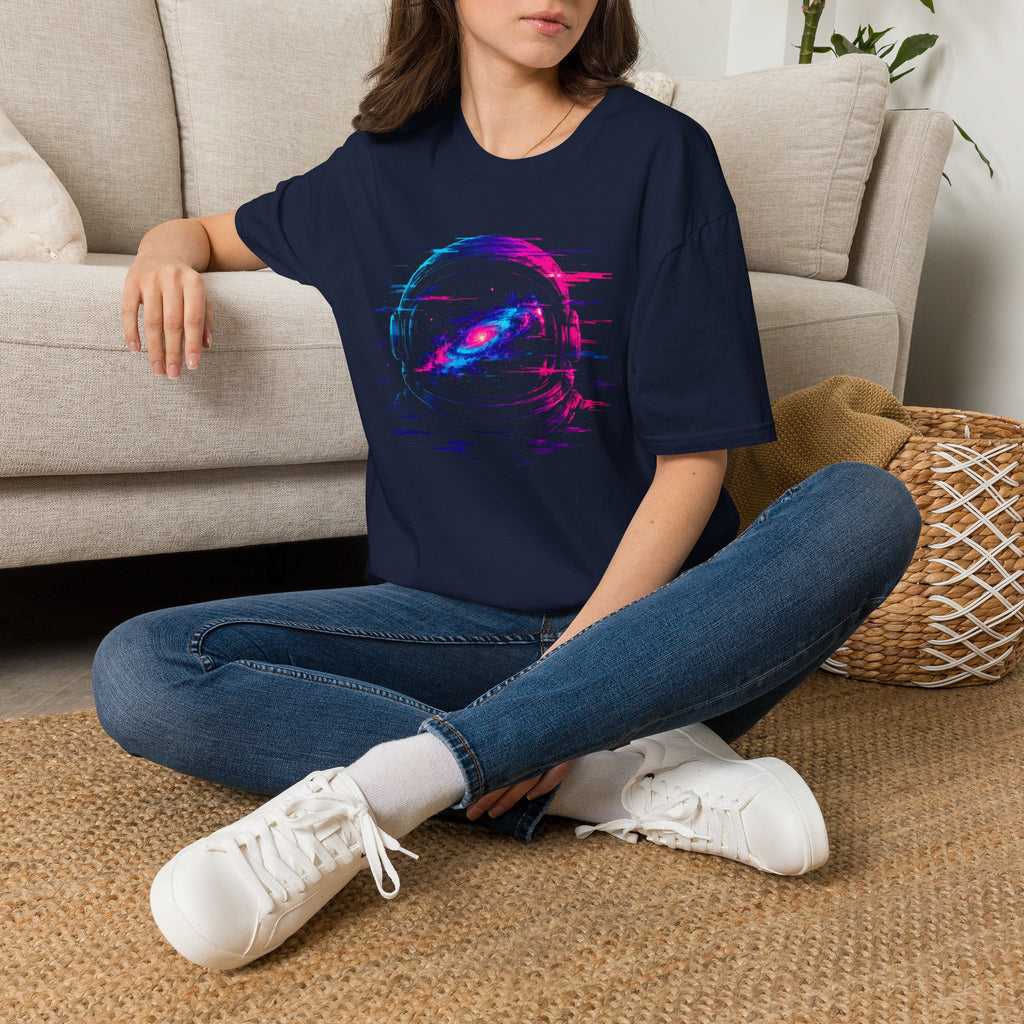 Neon Helmet Galaxy T-Shirt