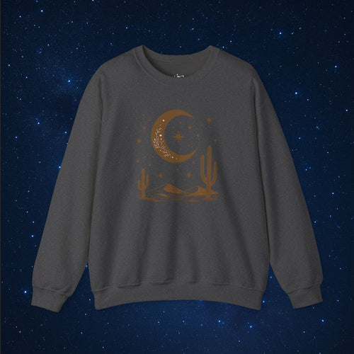 Boho Desert Moon Sweatshirt
