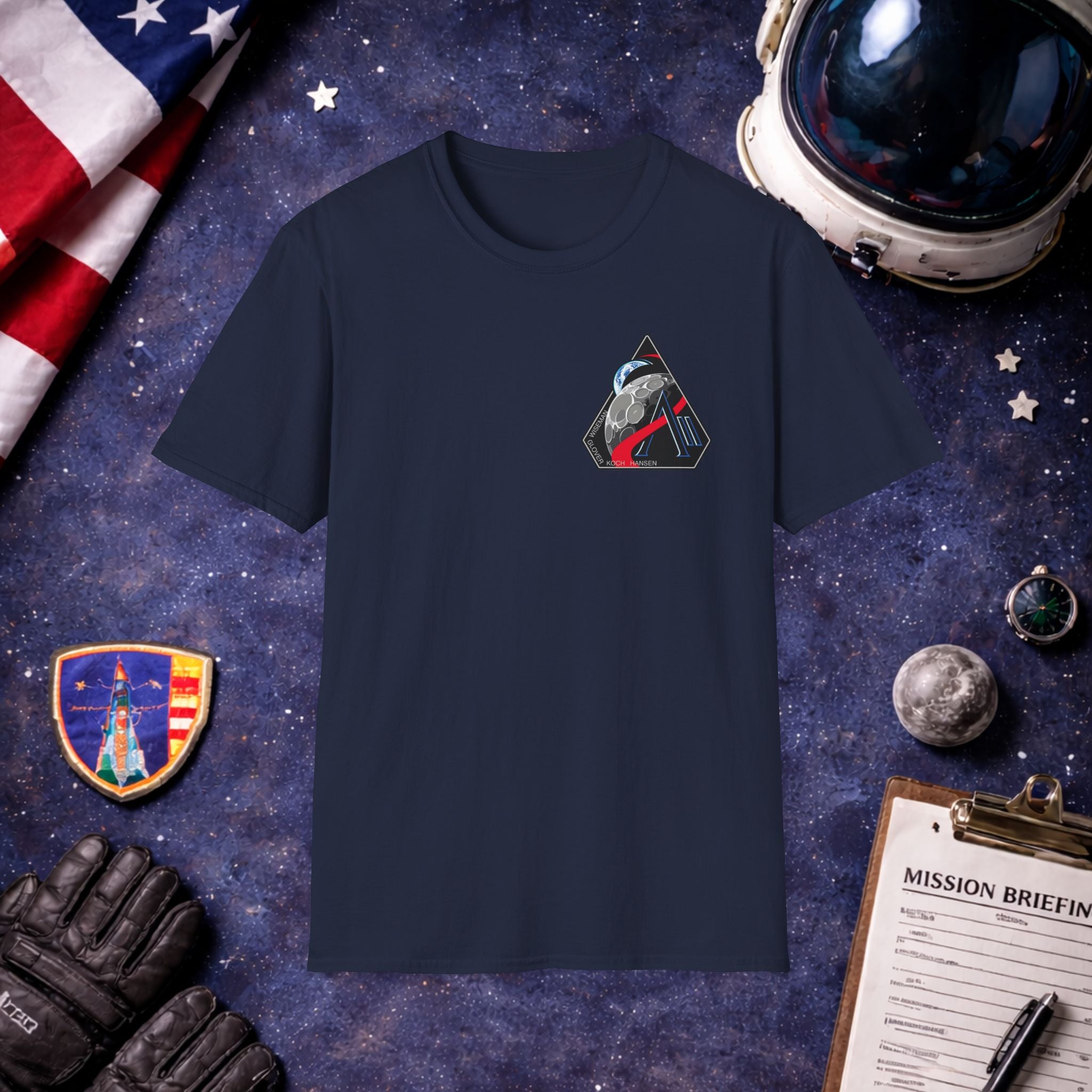 Artemis 2 Mission Patch Pocket T-Shirt