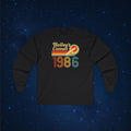 Halley's Comet Retro 1986 Long Sleeve T-Shirt