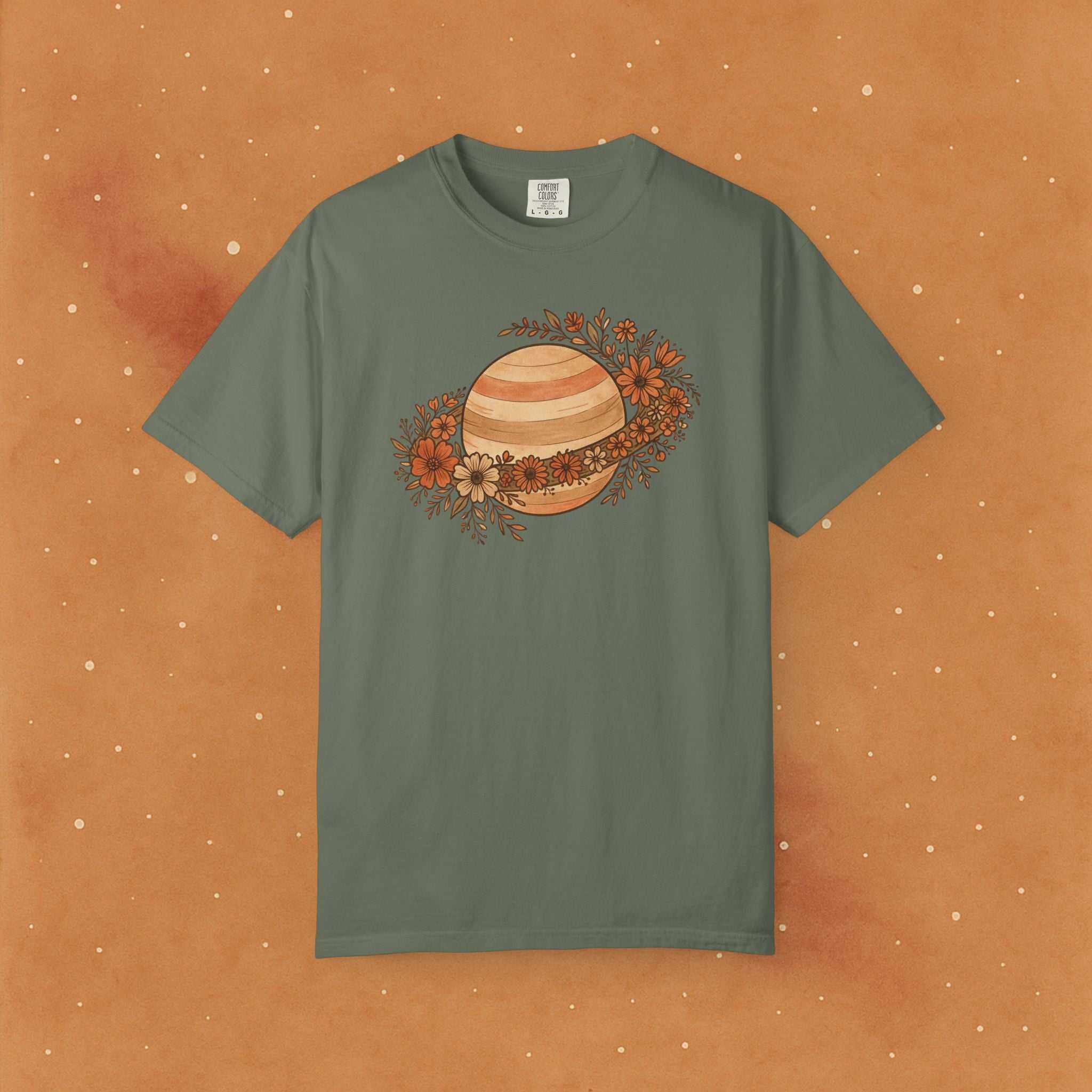 Boho Jupiter Floral Soft T-Shirt - AstronaMe