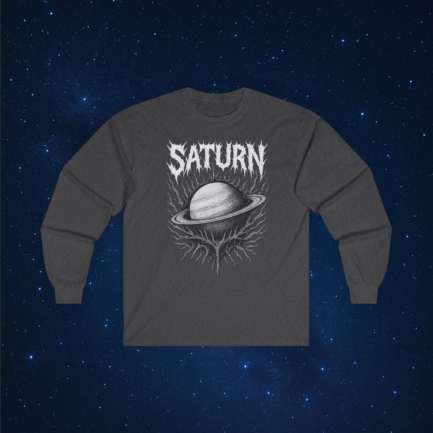 Saturn is Metal Long Sleeve T-Shirt