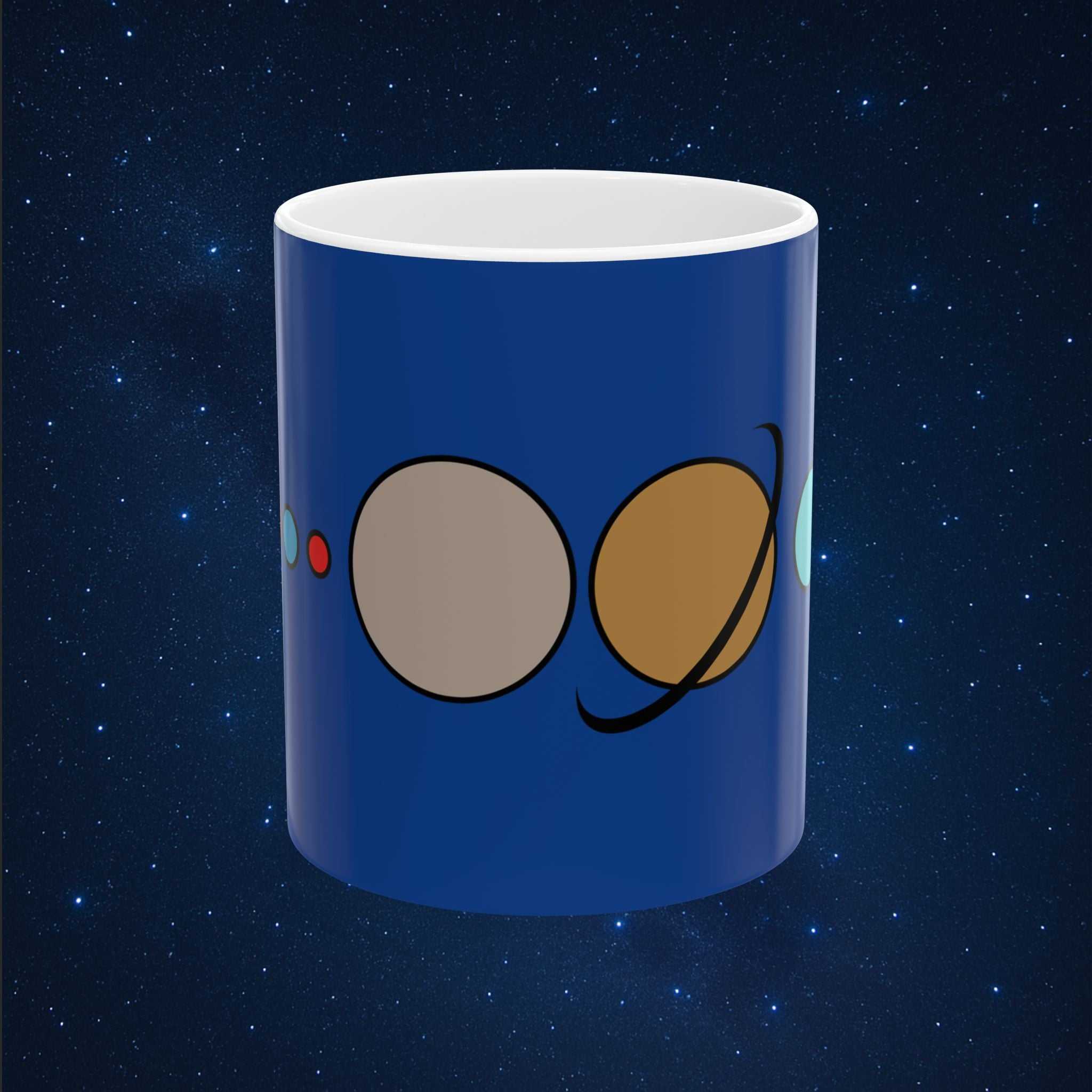 Solar System Flat Mug - AstronaMe