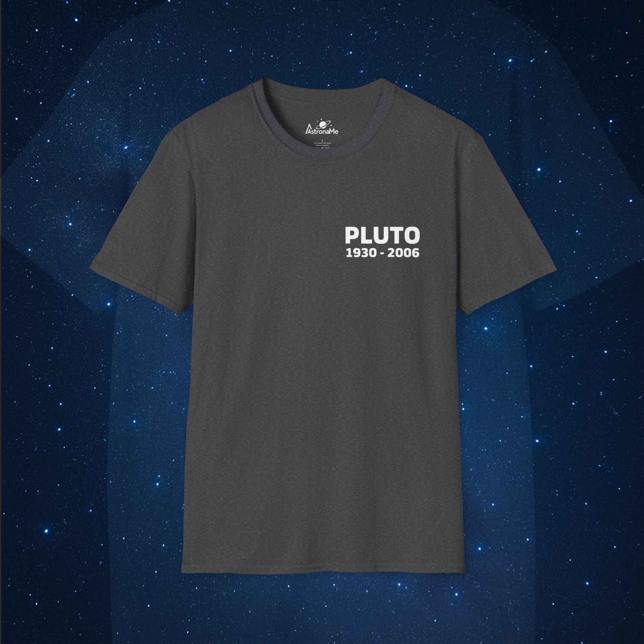 Pluto Memorial Chest Design T-Shirt