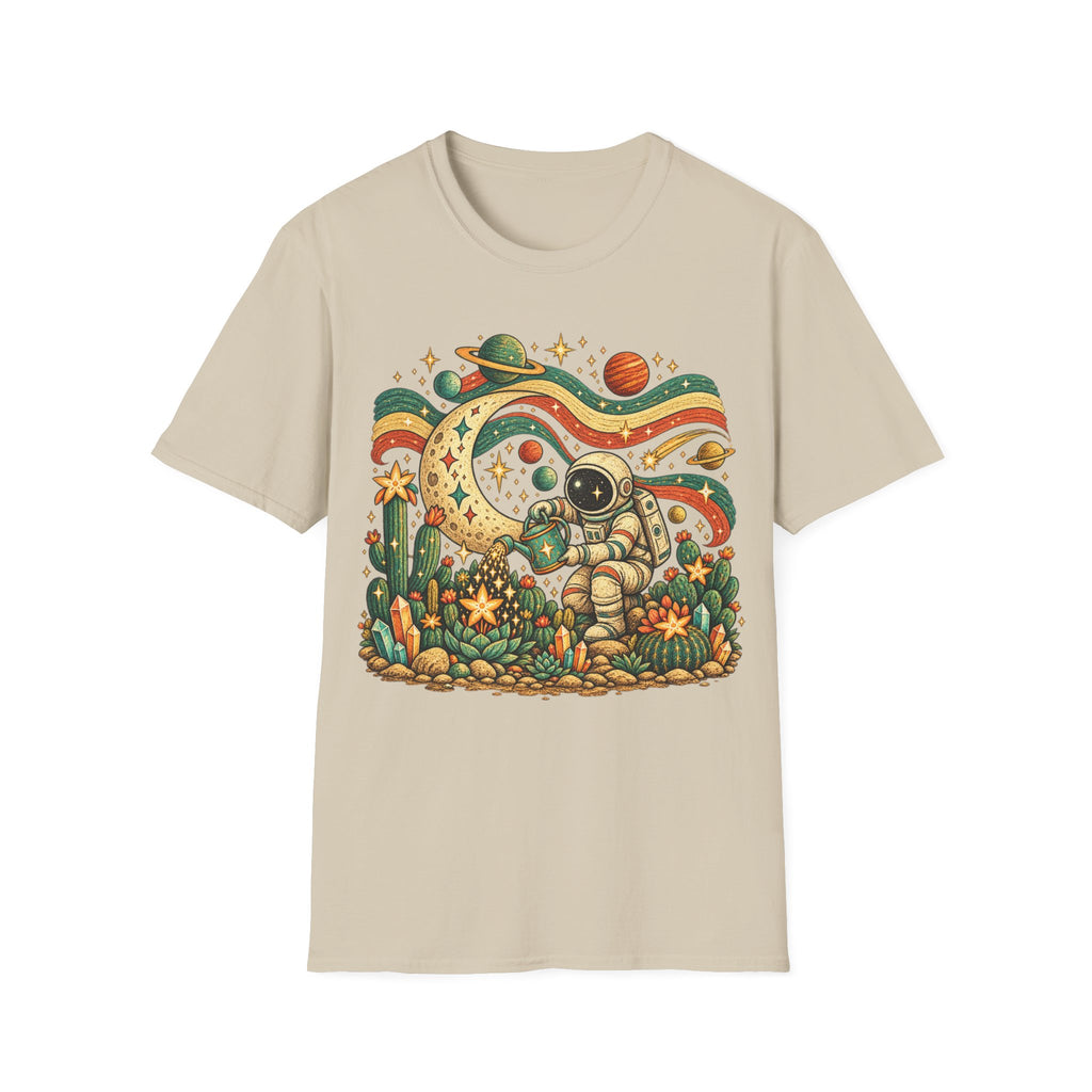 Folk Astronaut Gardener T-Shirt