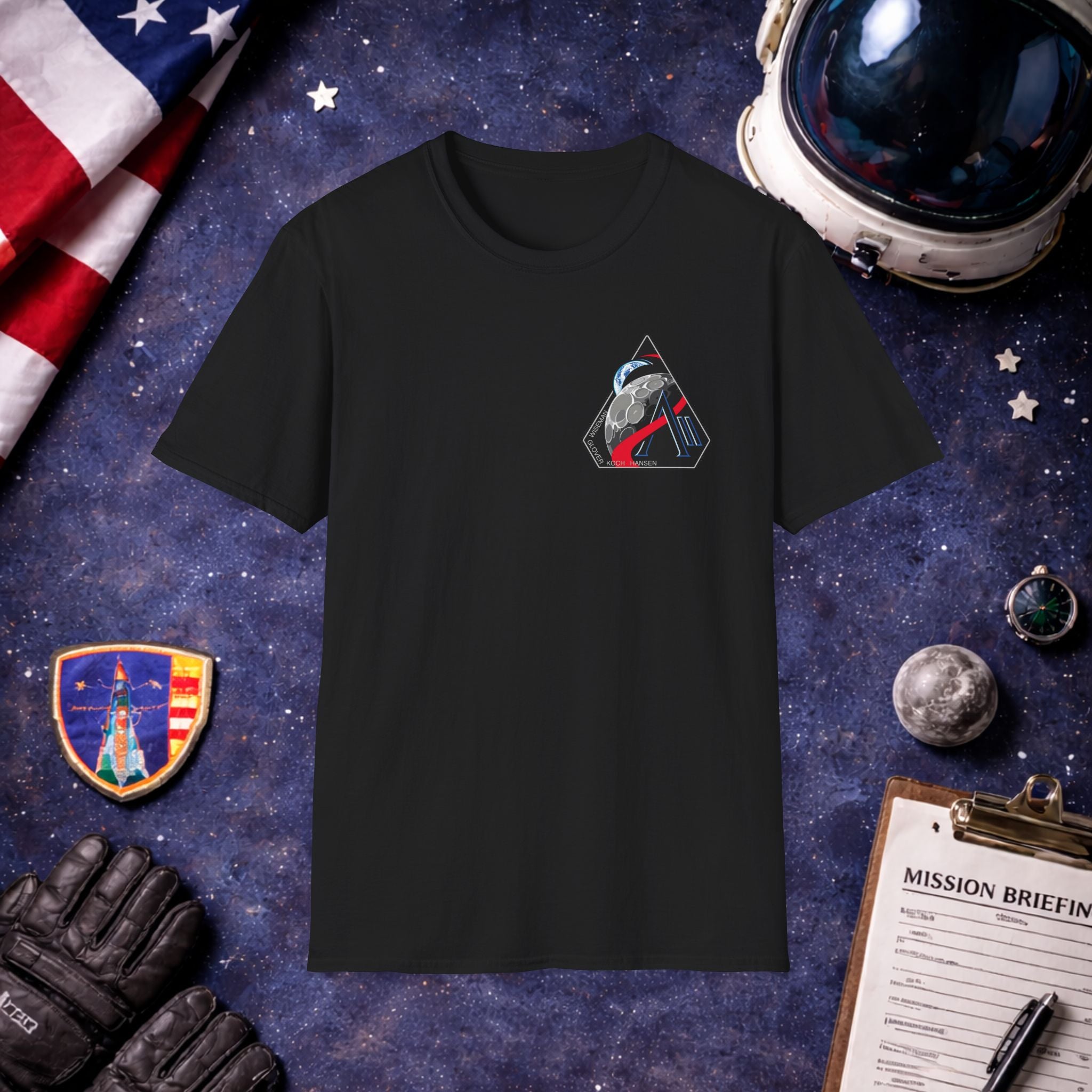 Artemis 2 Mission Patch Pocket T-Shirt