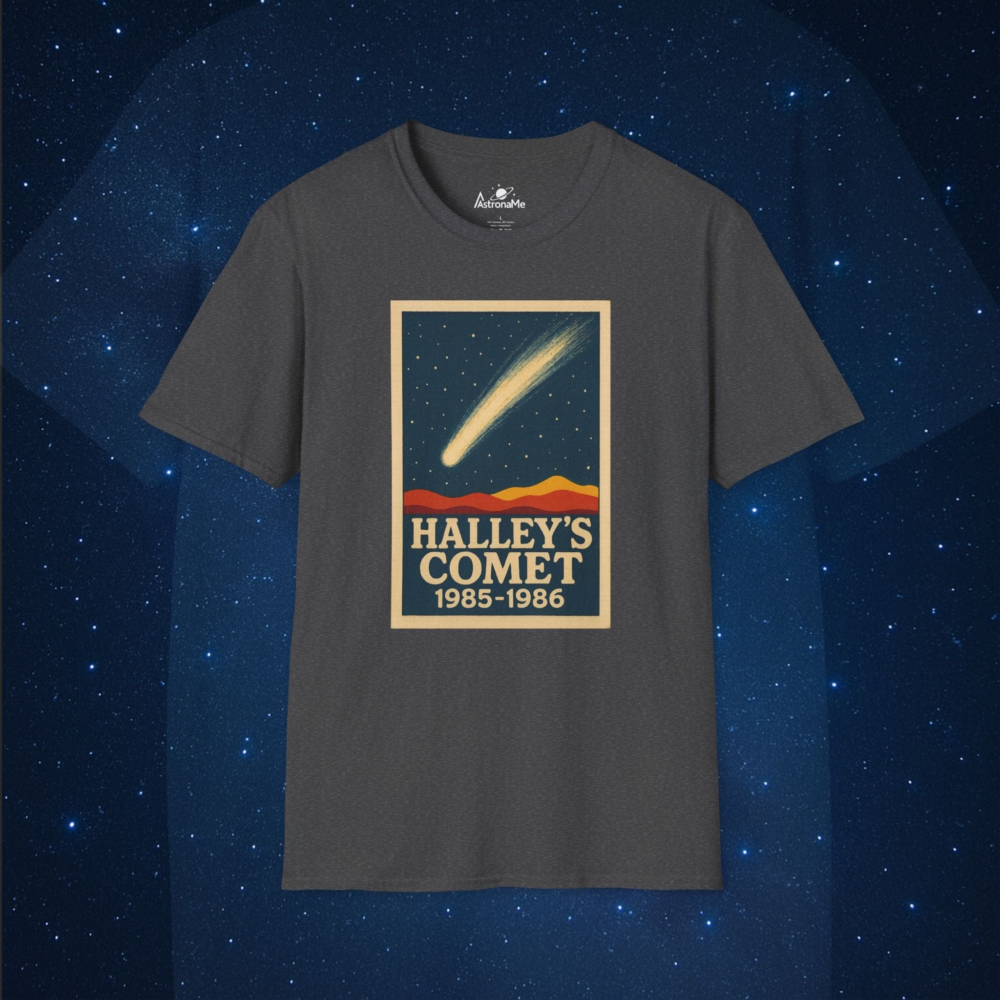 Halleys Comet 1985 1986 Poster - AstronaMe