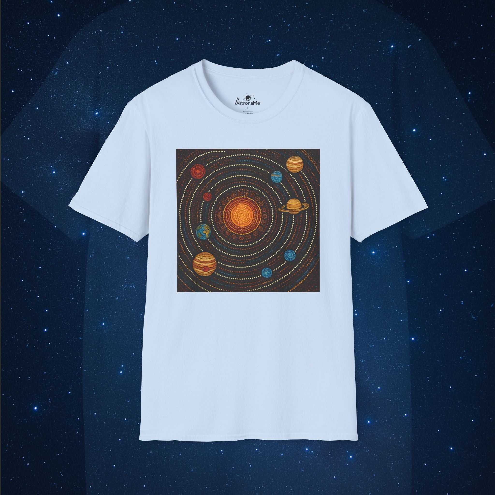 Aboriginal Dot Art Solar System T-Shirt - AstronaMe