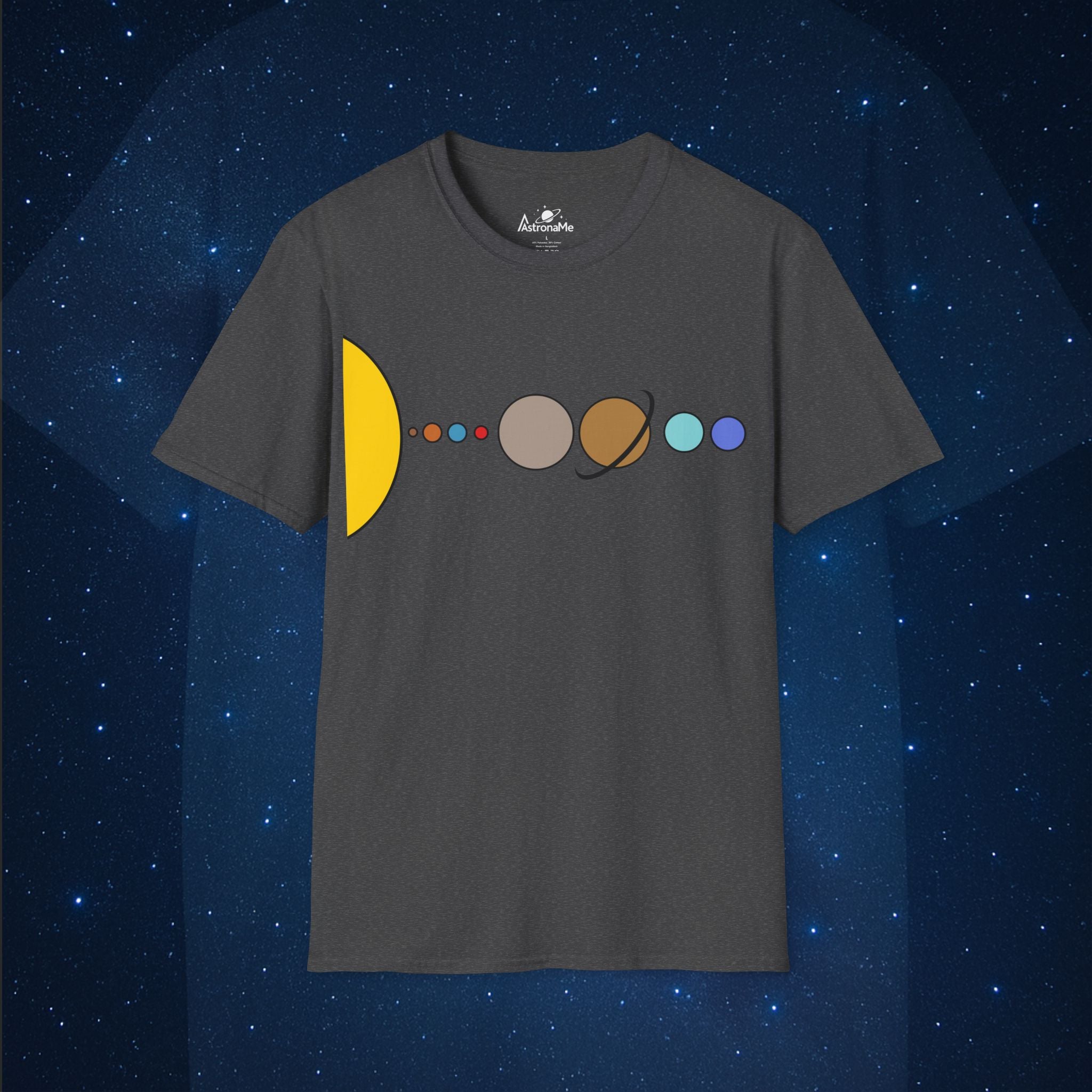 Solar System Flat T-Shirt - AstronaMe