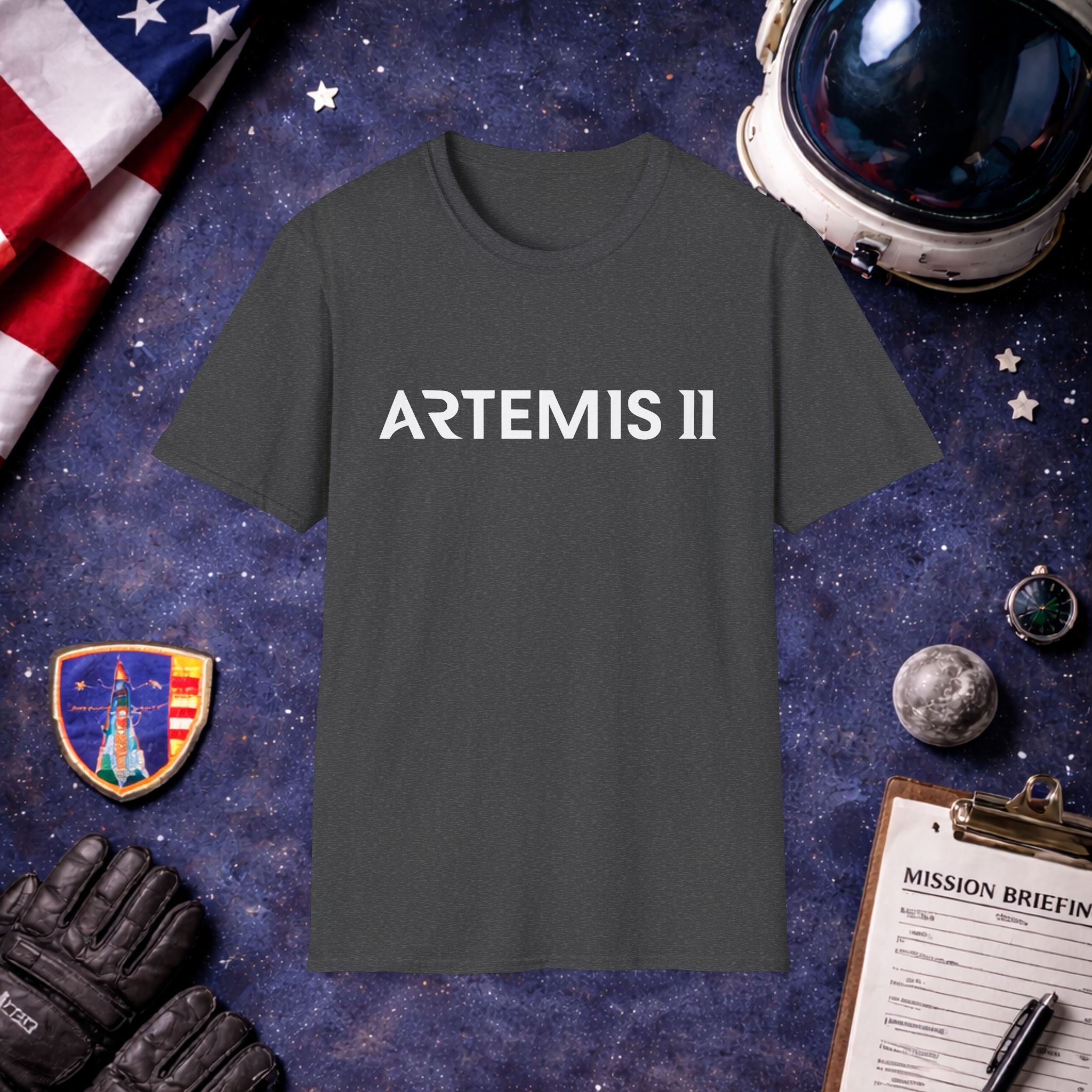 Artemis 2 Text Logo T-Shirt