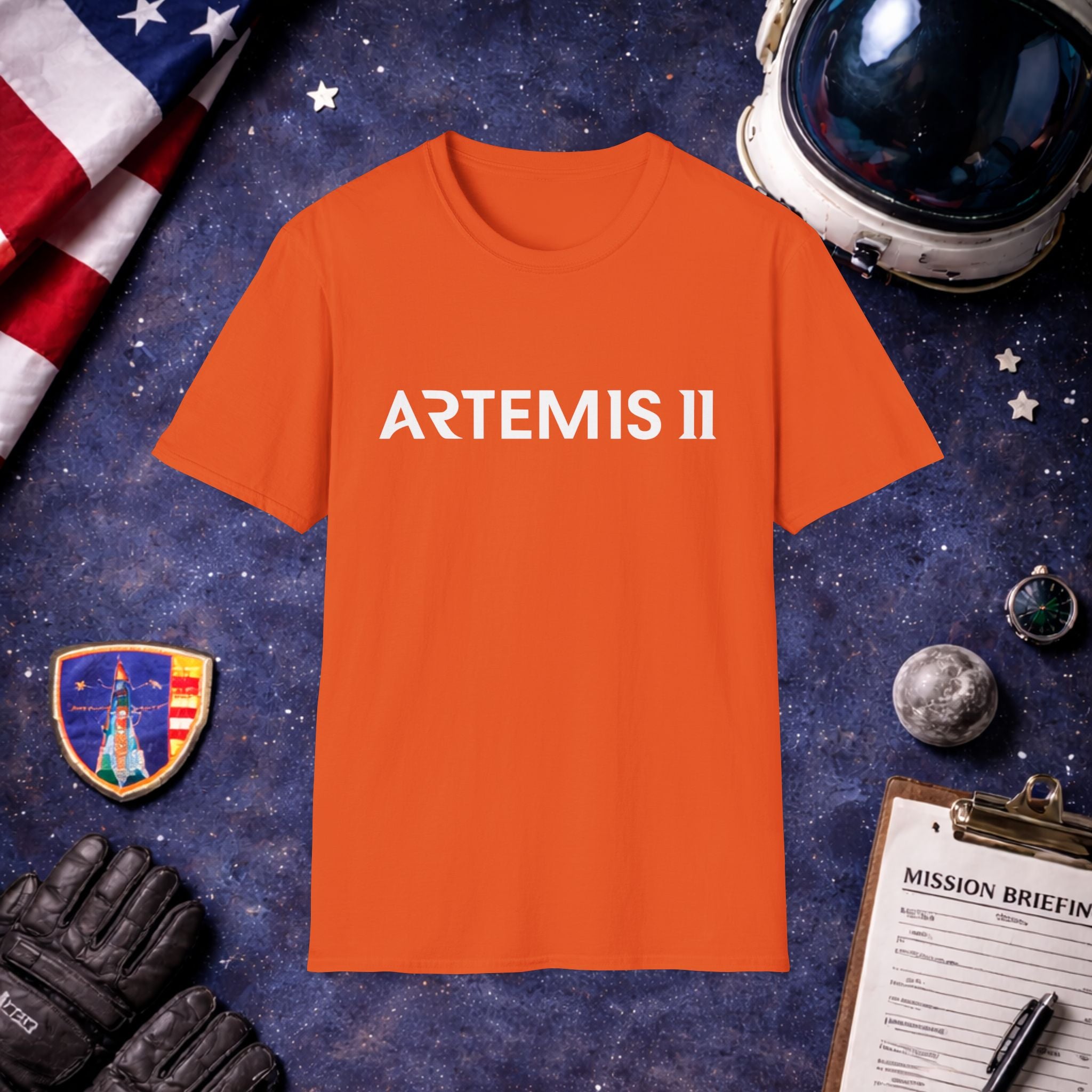 Artemis 2 Text Logo T-Shirt