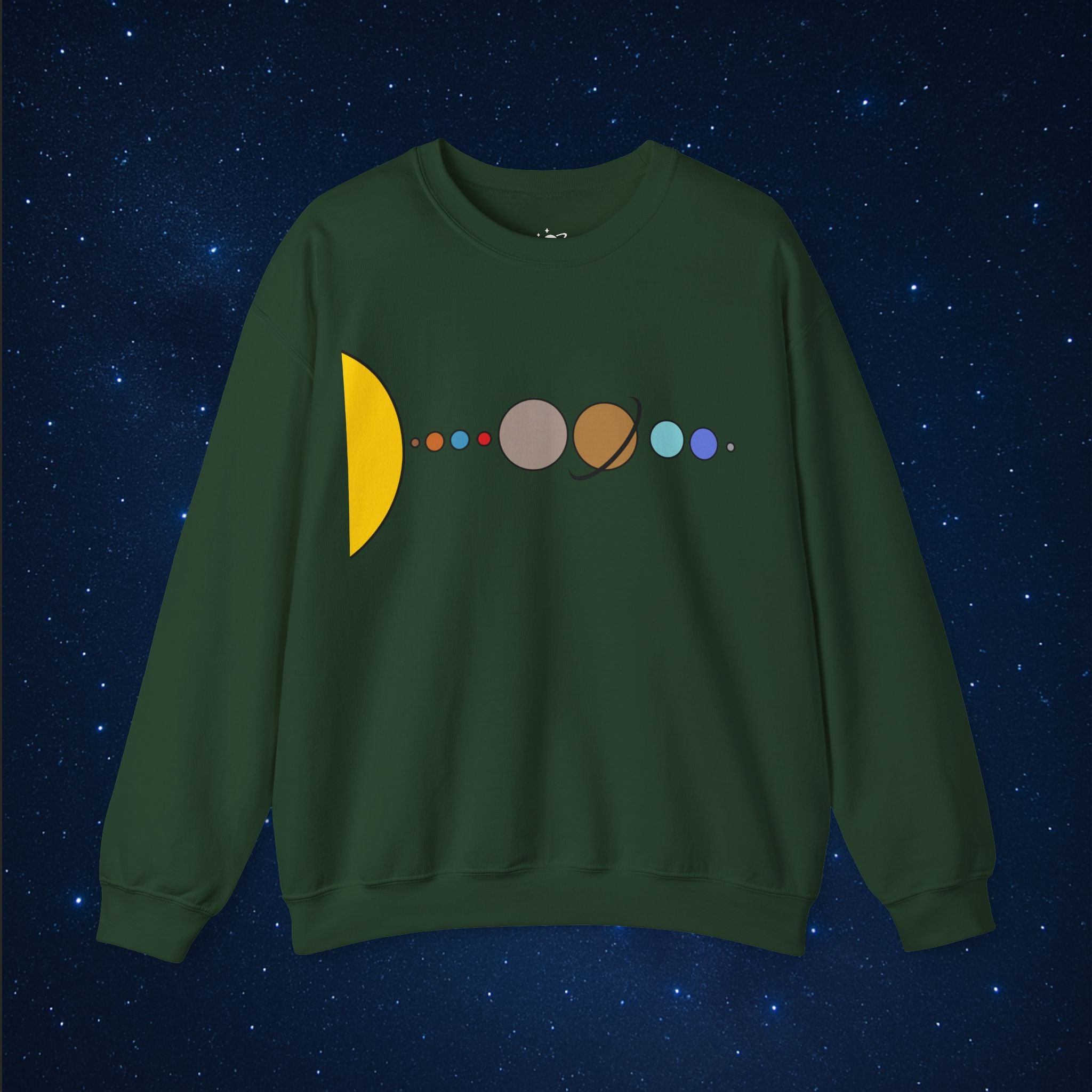 Solar System Flat - 2005 Pluto Edition Sweatshirt
