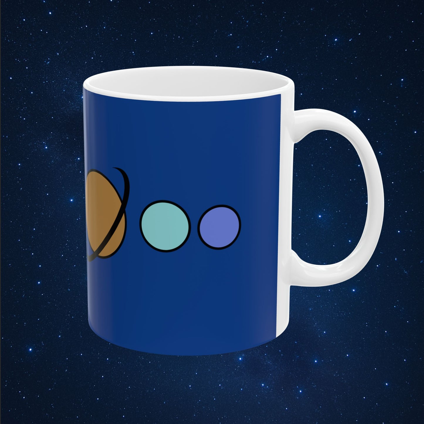 Solar System Flat Mug - AstronaMe