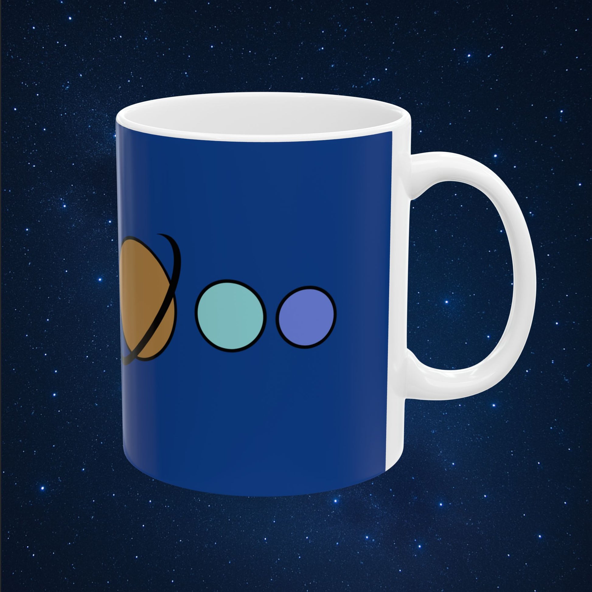 Solar System Flat Mug - AstronaMe