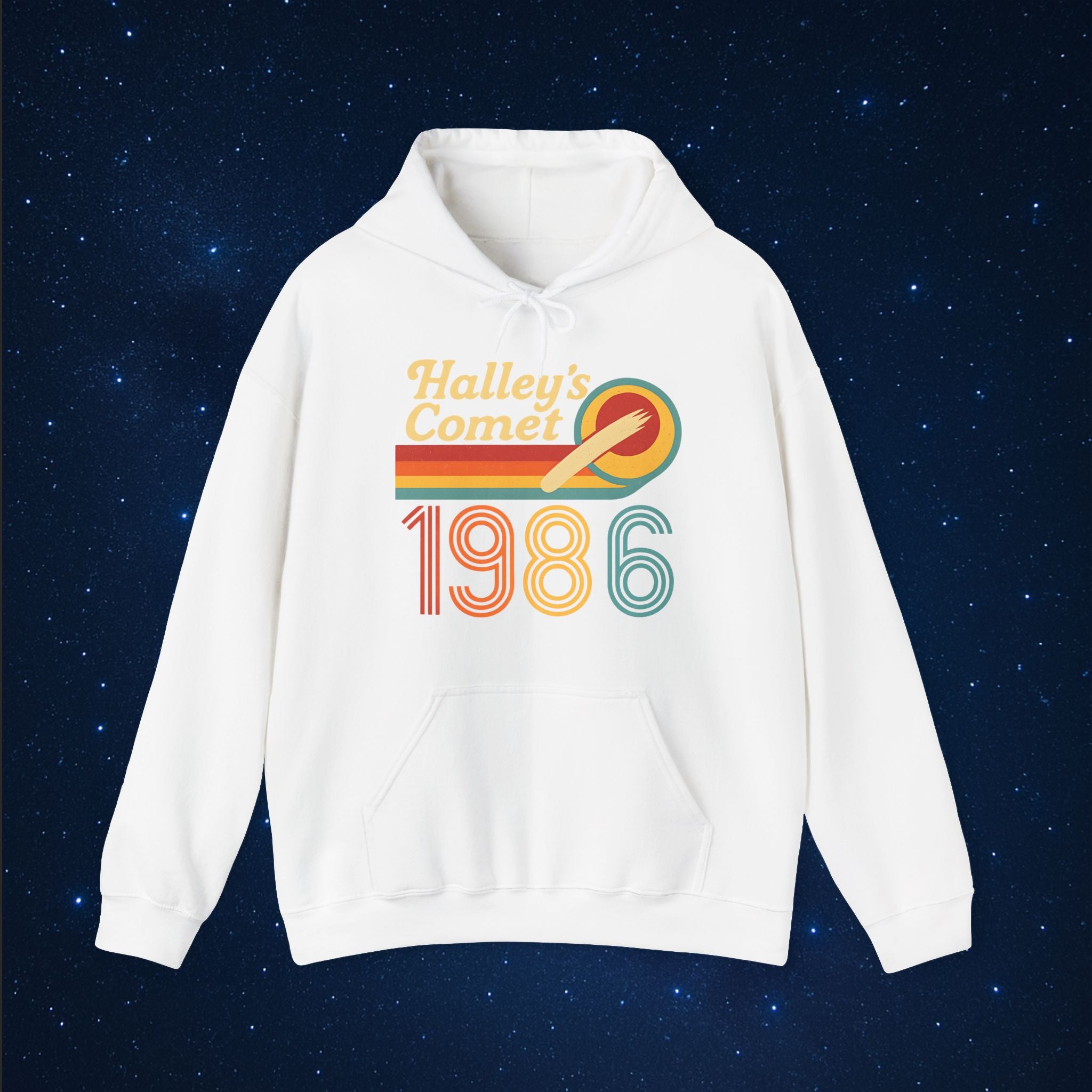 Halley's Comet Retro 1986 Hoodie