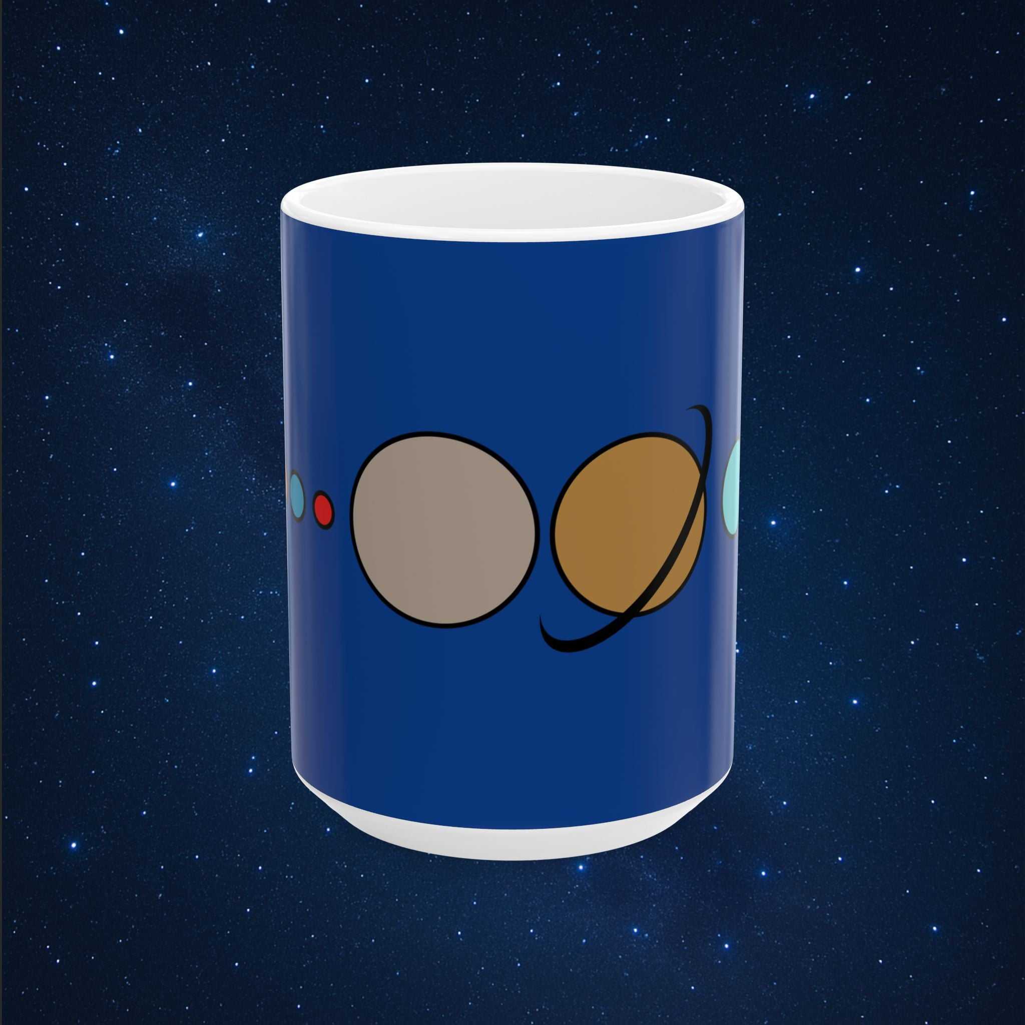 Solar System Flat Mug - AstronaMe