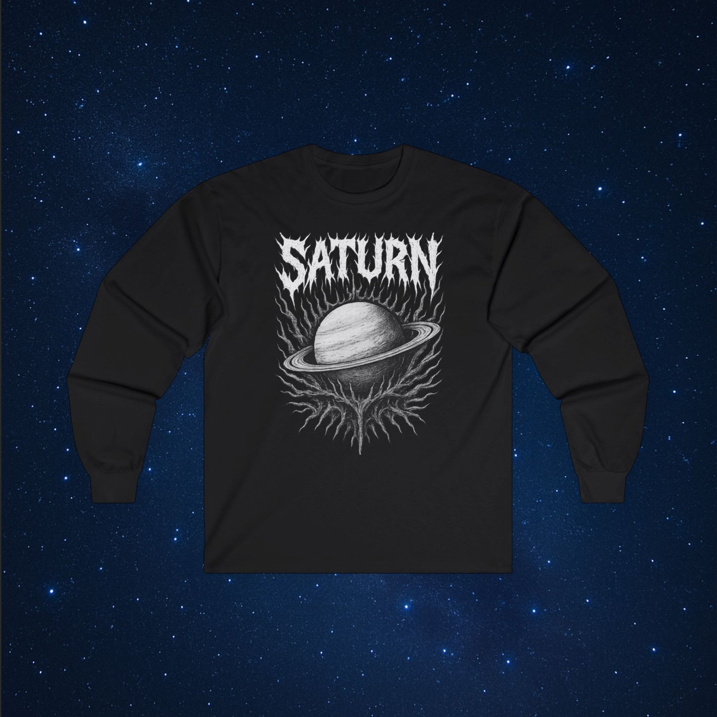 Saturn is Metal Long Sleeve T-Shirt