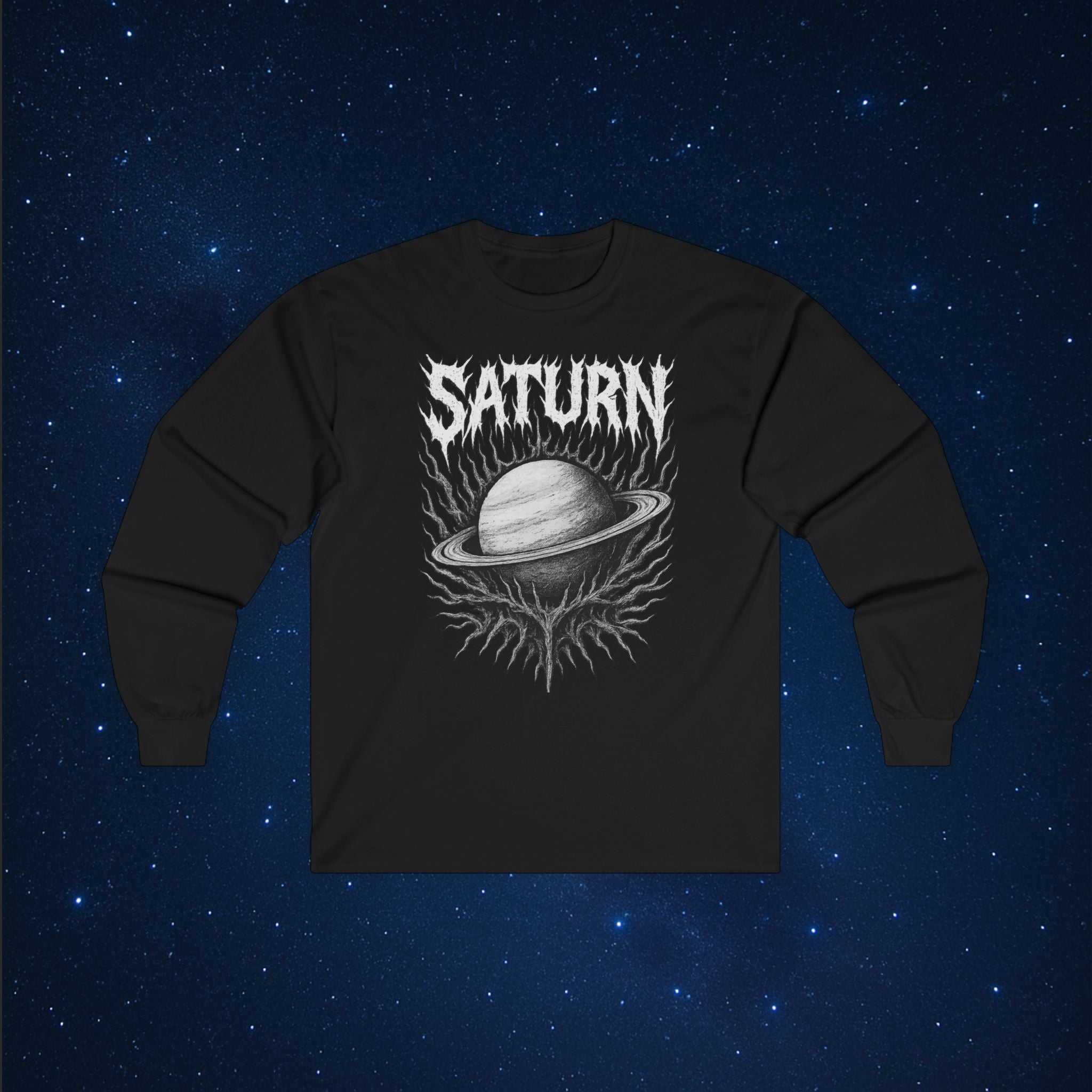 Saturn is Metal Long Sleeve T-Shirt