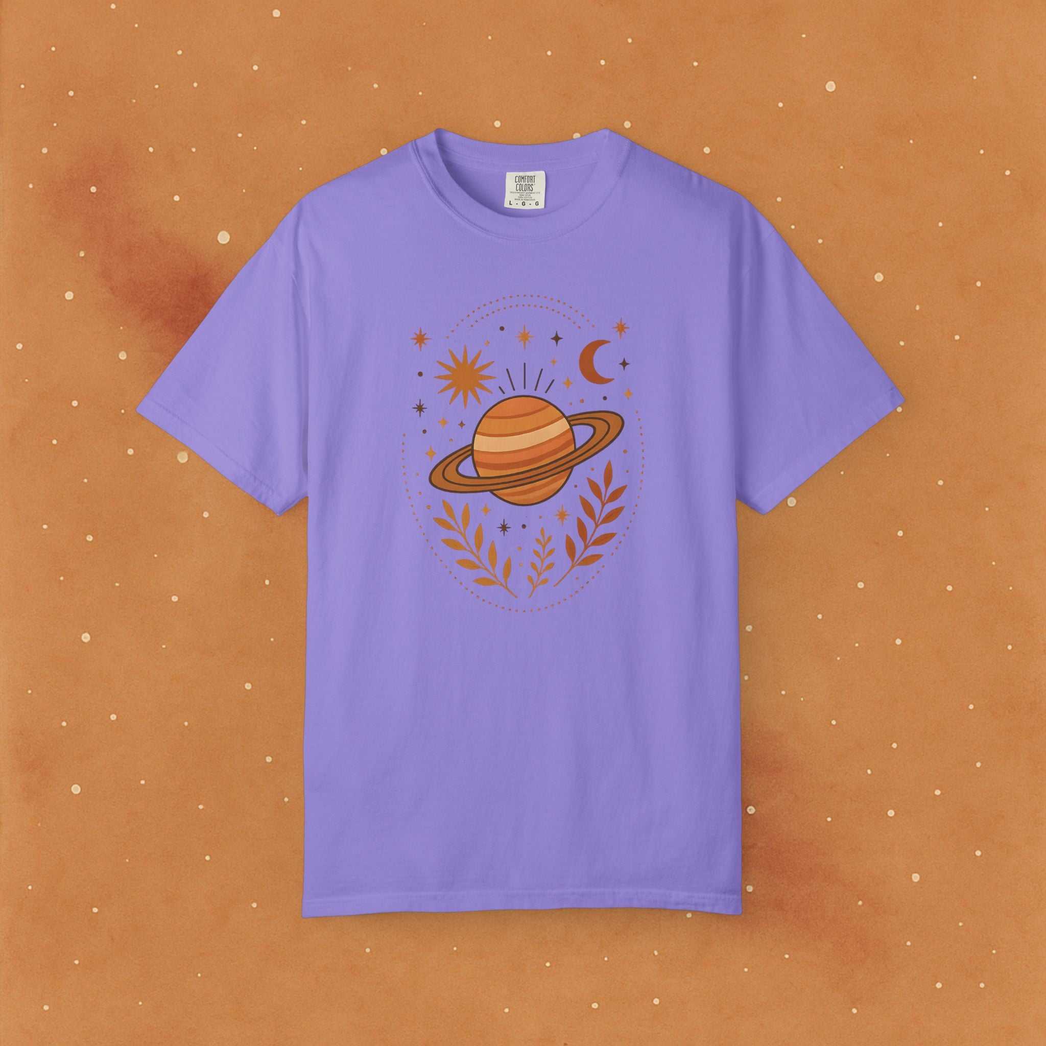 Boho Saturn Glow Soft T-Shirt - AstronaMe