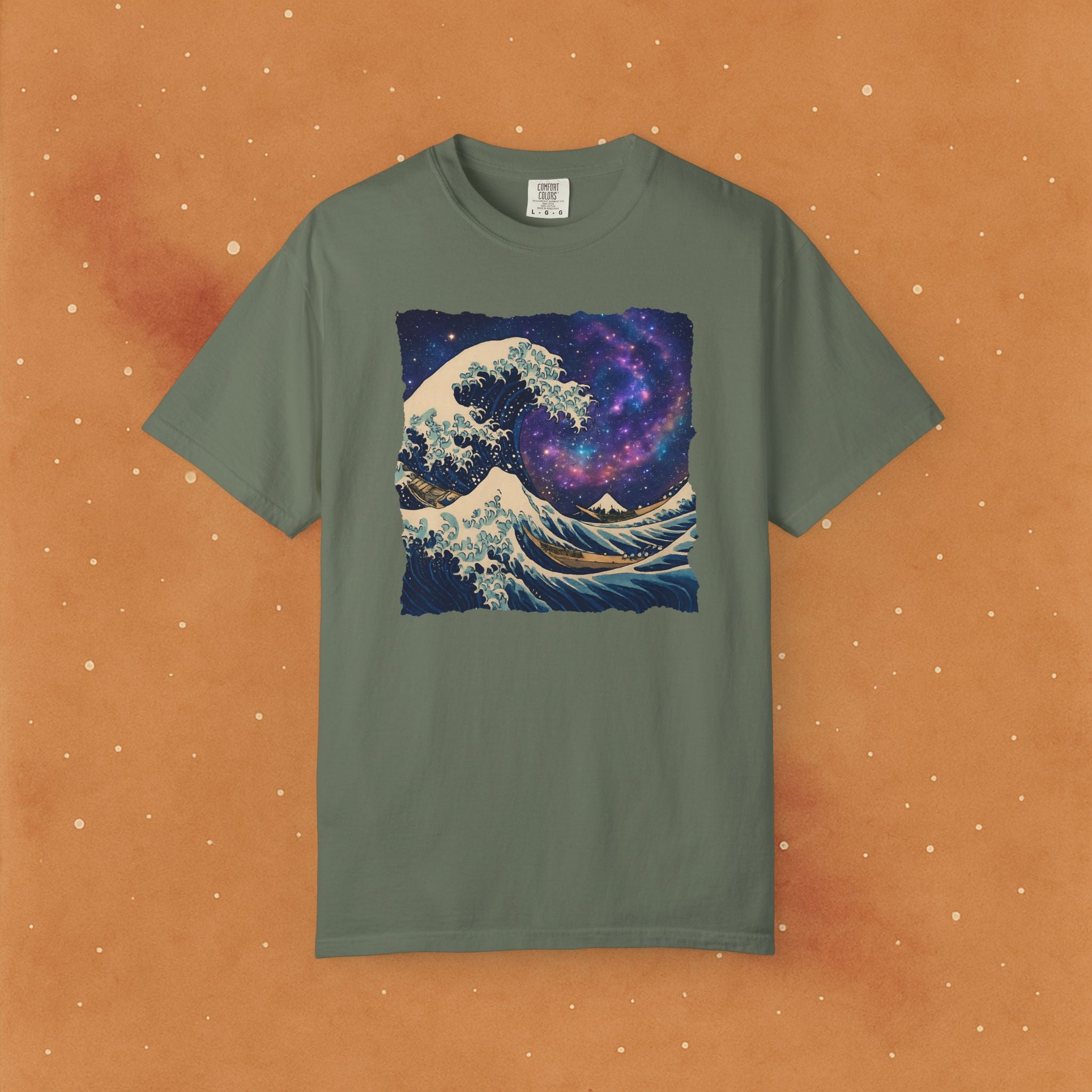 Japanese Wave Galaxy Soft T-Shirt