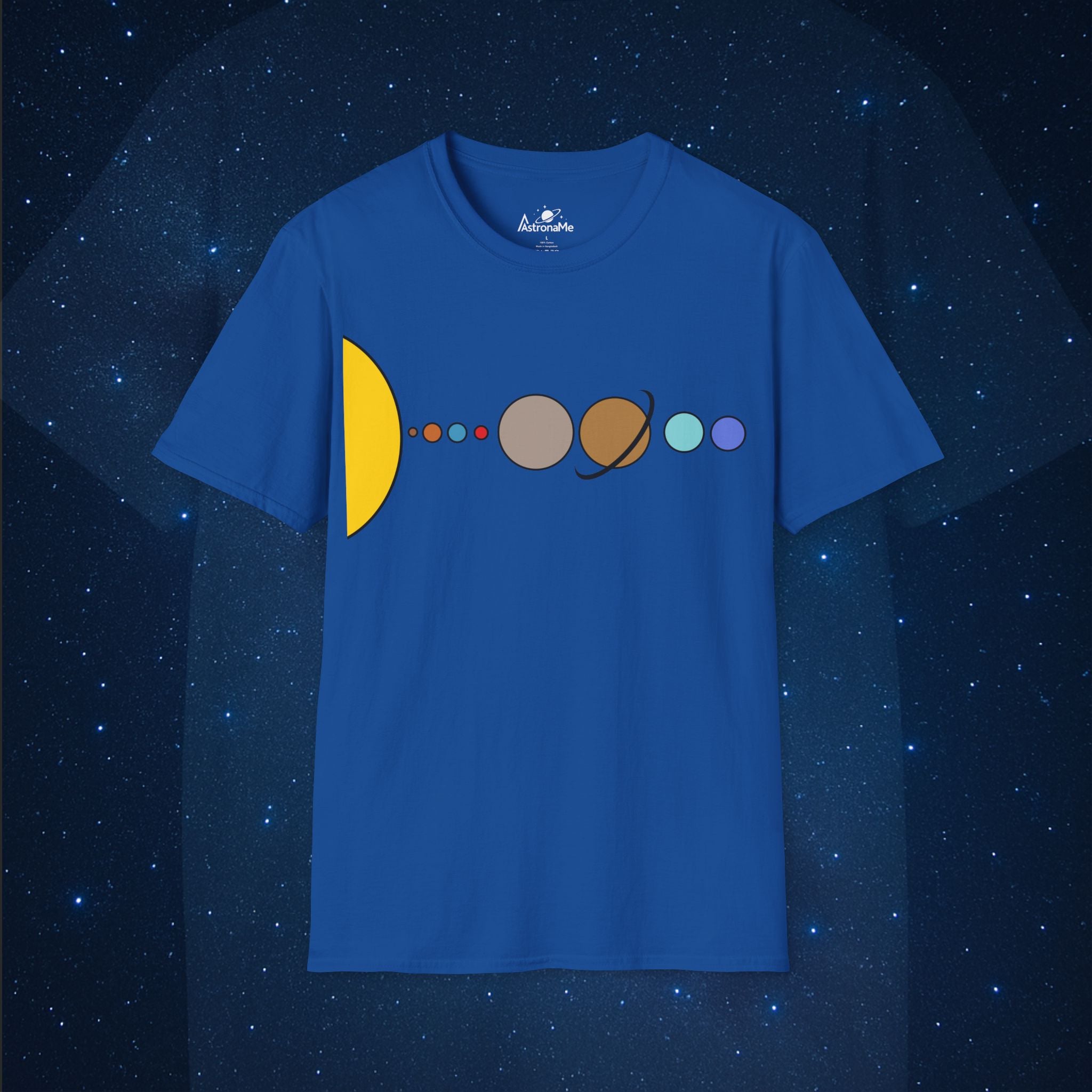 Solar System Flat T-Shirt - AstronaMe