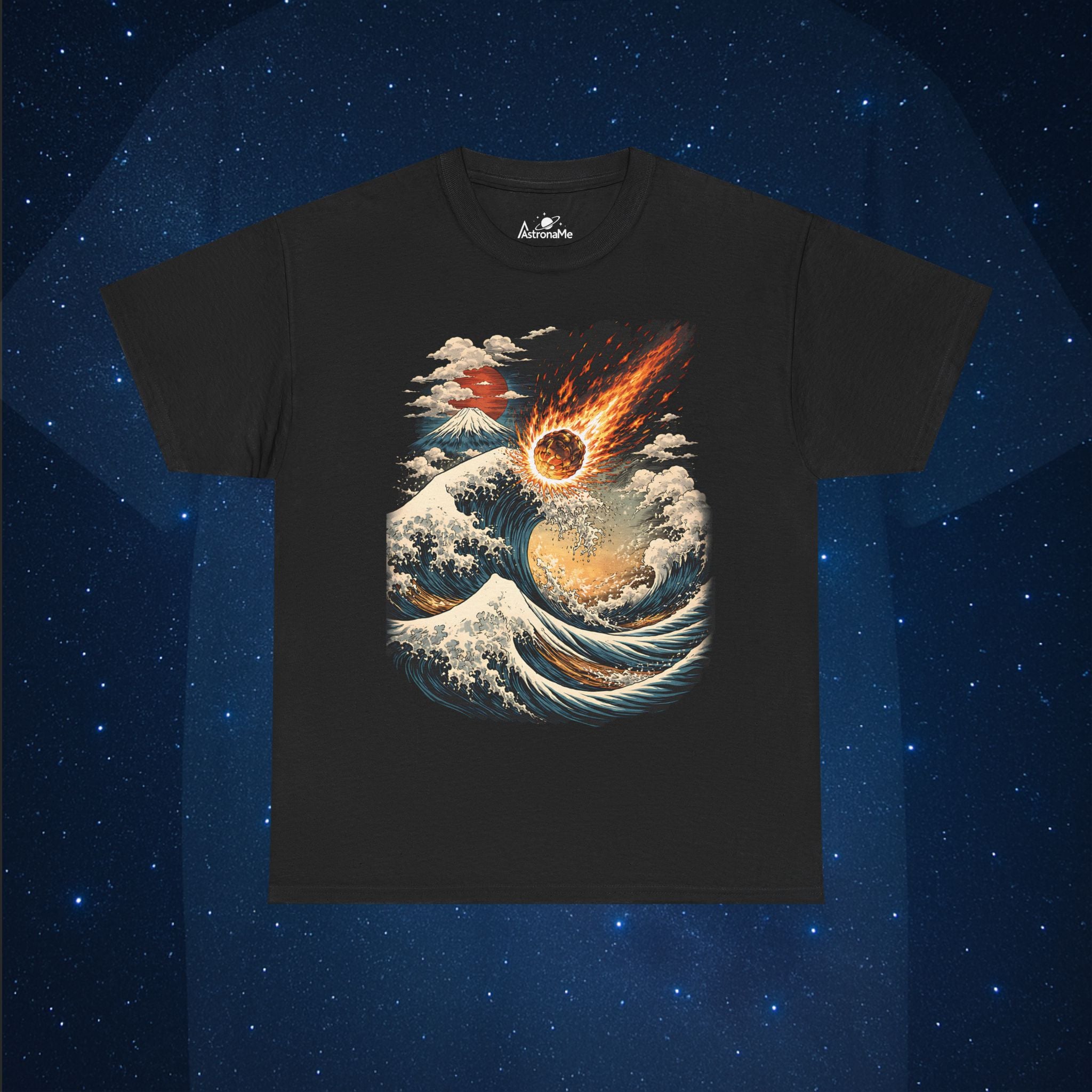 Japanese Wave Meteor Impact T-Shirt