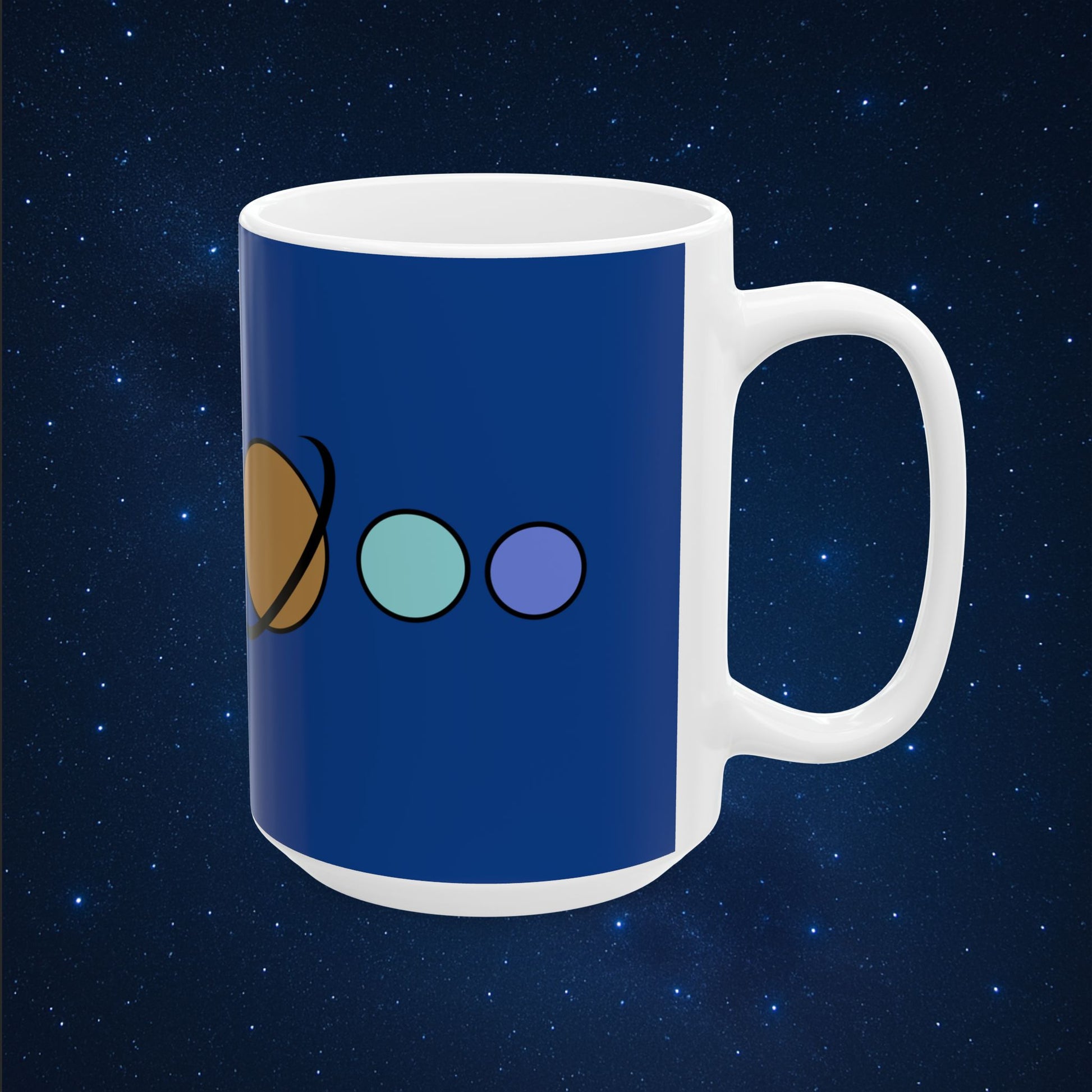 Solar System Flat Mug - AstronaMe
