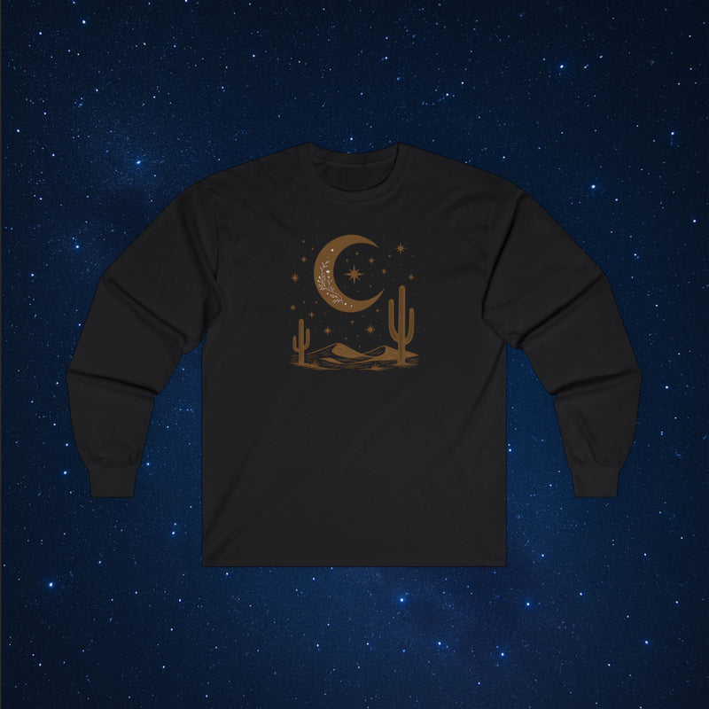 Boho Desert Moon Long Sleeve T-Shirt