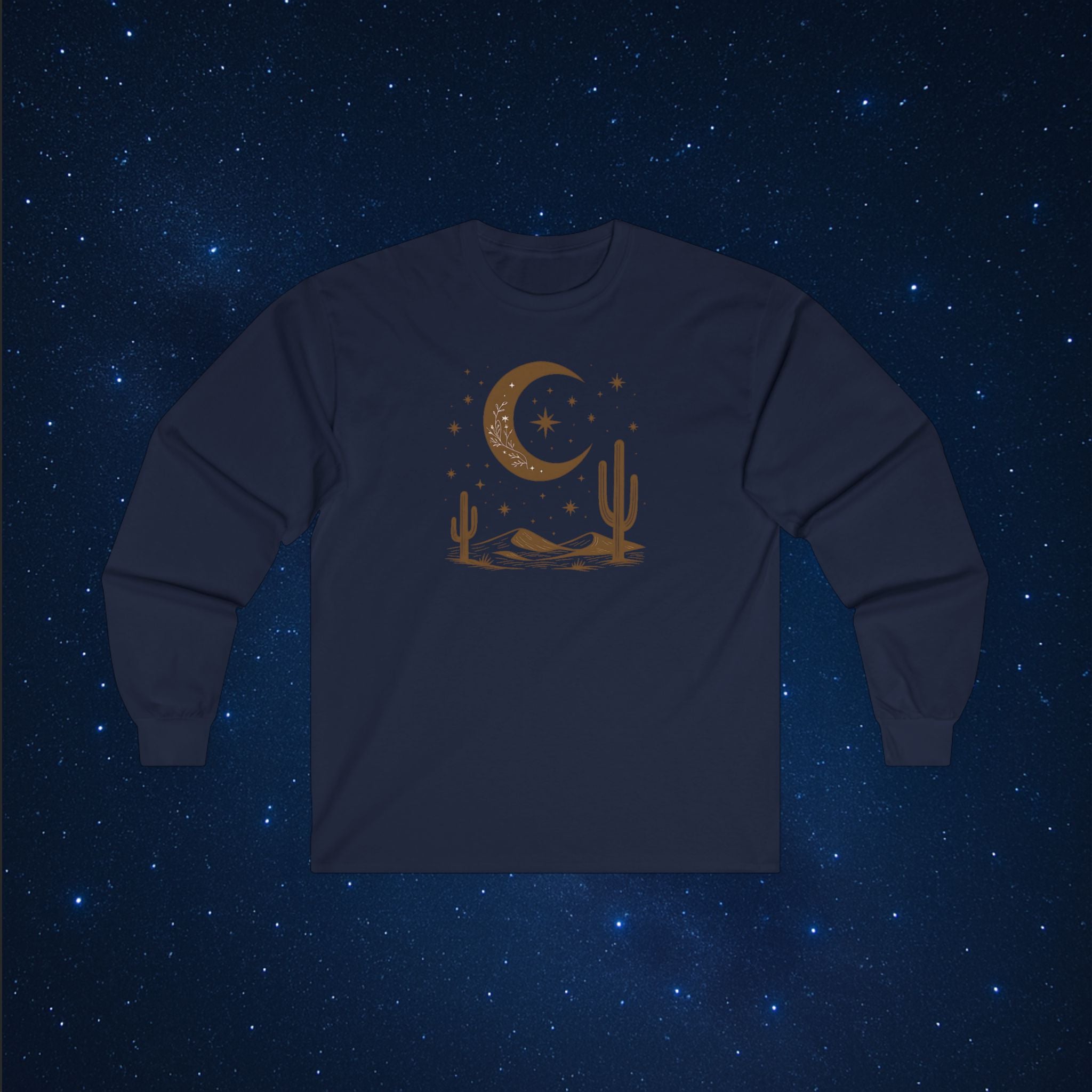 Boho Desert Moon Long Sleeve T-Shirt