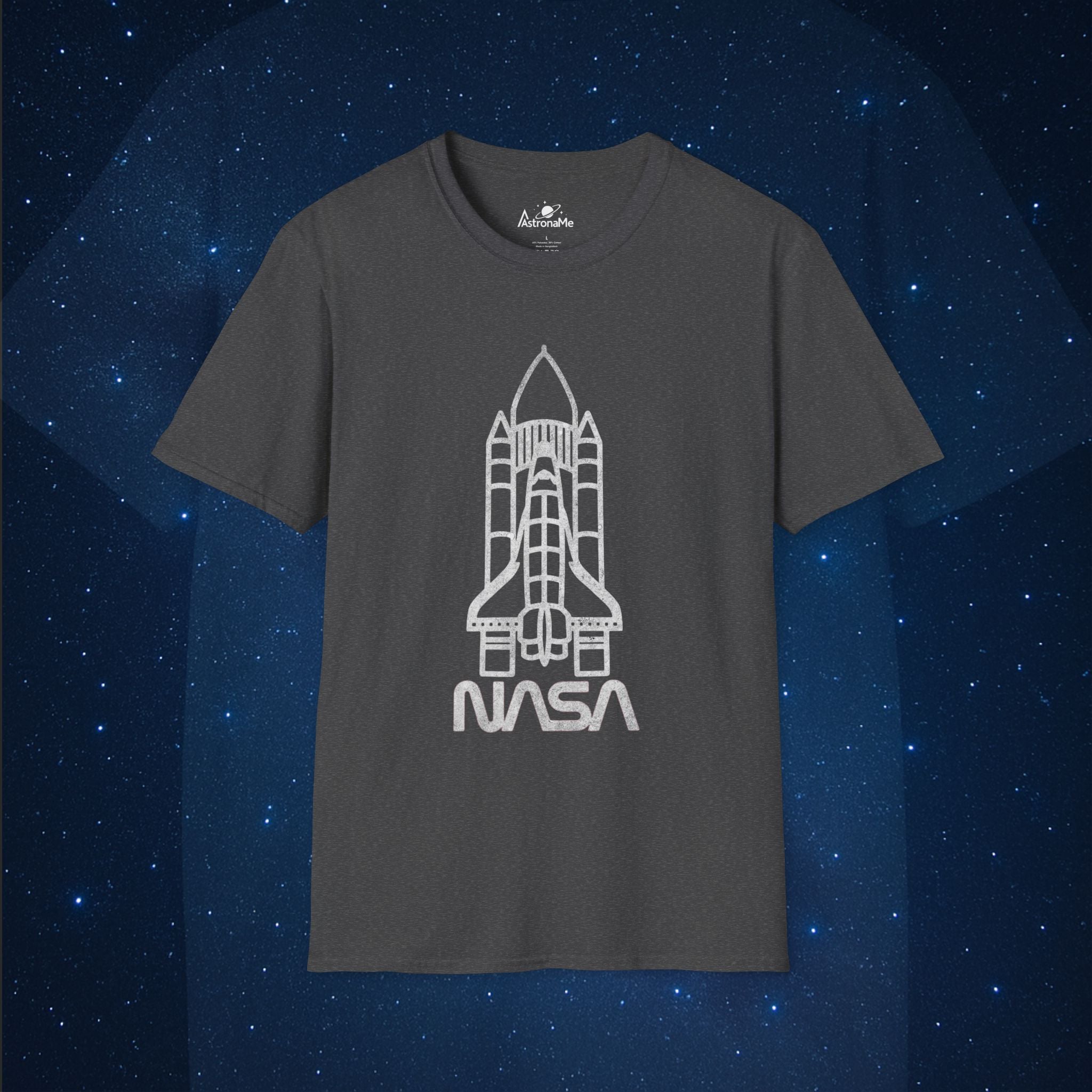 Shuttle NASA White T-Shirt