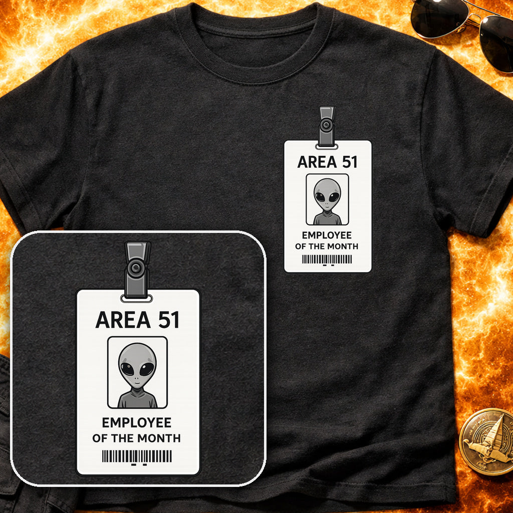 Area 51 Employee Pocket T-Shirt