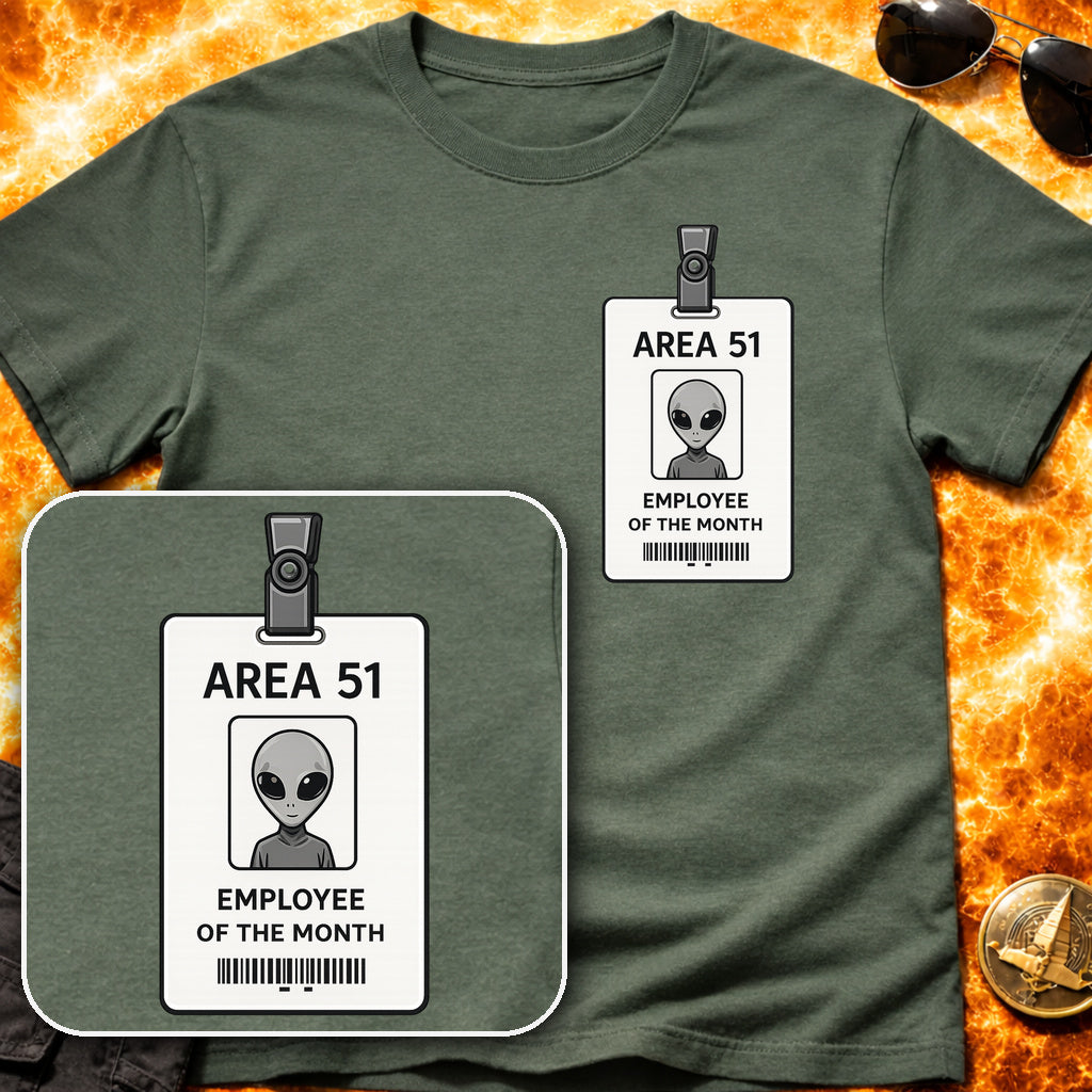 Area 51 Employee Pocket T-Shirt