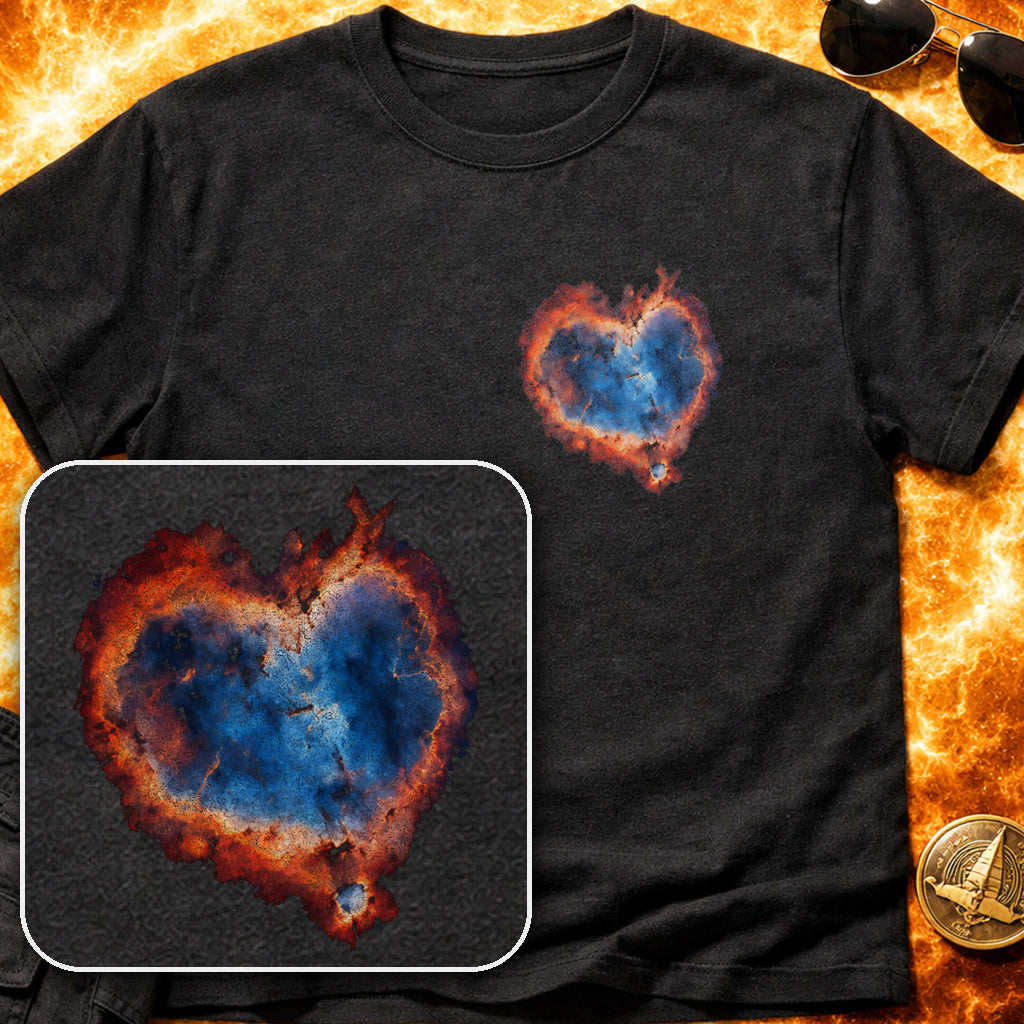 Heart Nebula Pocket T-Shirt