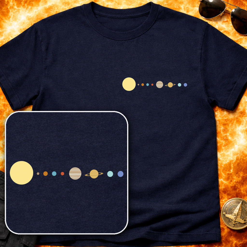Solar System Pocket T-Shirt